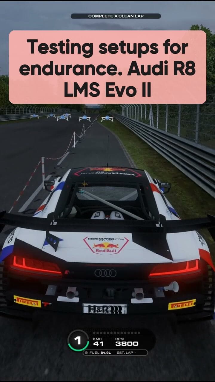 undefined video preview: Sim racing with a pit wall